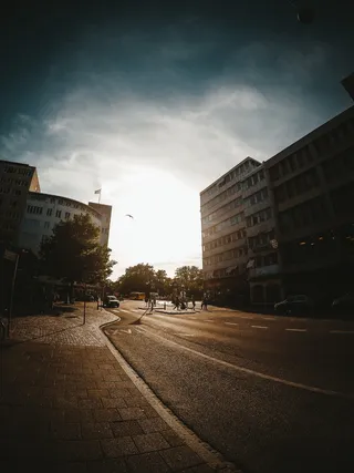 镇, 城市, 路, 夏季, 马尔默, 马尔默, 马尔默, 瑞典