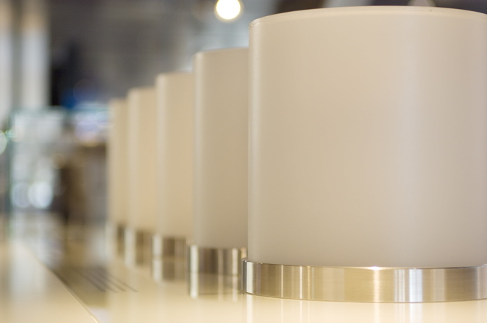 灯，系列，灯，白色，哑光，提芬施ärfe，落地灯，食品和饮料