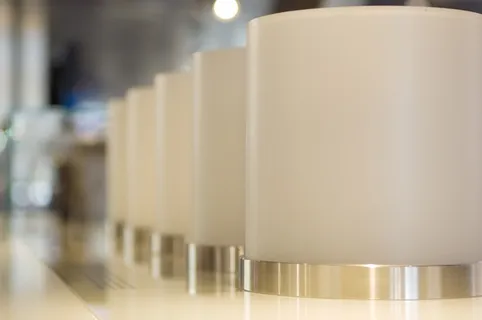 灯，系列，灯，白色，哑光，提芬施ärfe，落地灯，食品和饮料