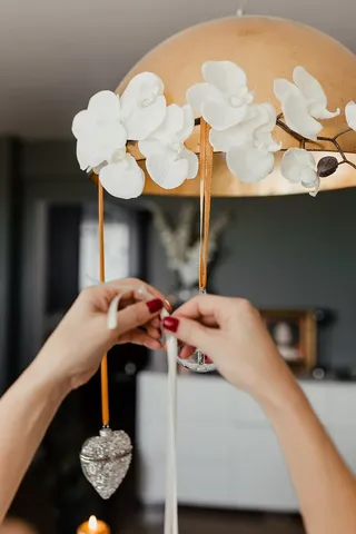 银色圣诞装饰品