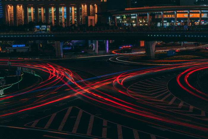 街道的timelapse摄影