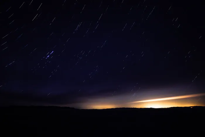 timelapse摄影，星夜时间，黑暗，夜晚，天空，星星，自然，夜空