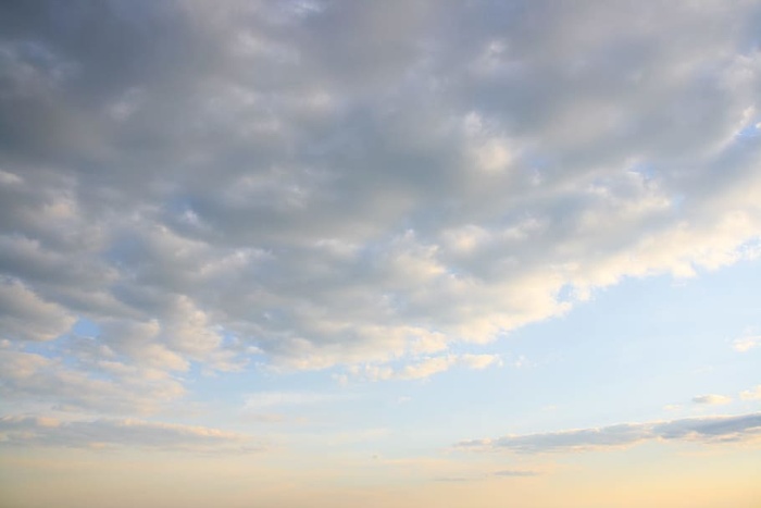 空气、背景、蓝色、云、云景、多云、水平、户外