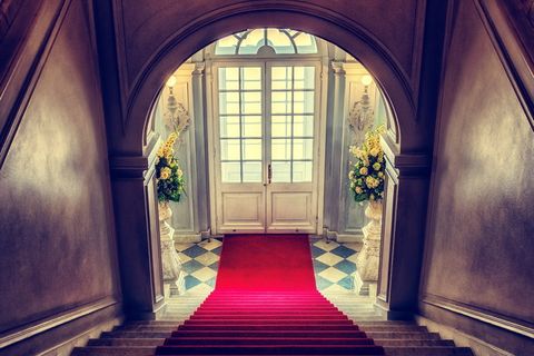 输入、门厅、入口门厅、紧急情况、楼梯、红地毯、豪华、住宅