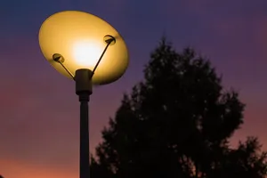 灯笼，灯，夜晚，照明，照明设备，天空，路灯，街道