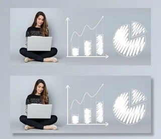 女士，穿着，黑色，灰色，圆领，长袖，上衣，使用