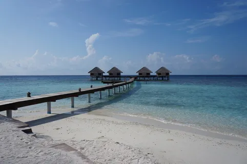 马尔代夫，海，水，夏天，海滩，旅游，沙滩，自然