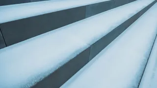 家具，桌子，前台，雪，前台，户外，桌面，扶手