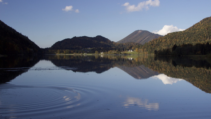 hintersee，faistenau，湖泊，景观，自然，水，水域，奥地利