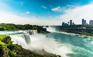 尼加拉瀑布，美国，尼加拉，美丽，风景，水景，水，瀑布