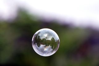 弹出，飞，弹出，飞，小，球体，反射，圆，水晶球