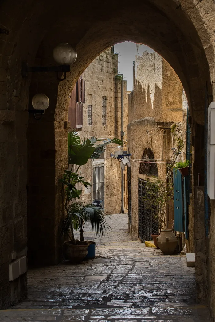 建筑，jaffa，老街，老城，道路，旧，城市，建筑