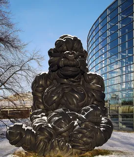 雕塑，一切皆有可能，维鲁·贾尼索，维基，赫尔辛基，芬兰，大学，校园