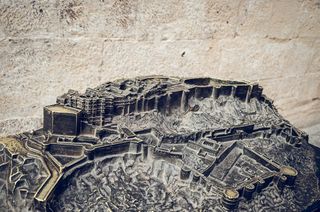 细节，金属，要塞，mehrangarh要塞，焦特布尔，拉贾斯坦邦，模型，无人