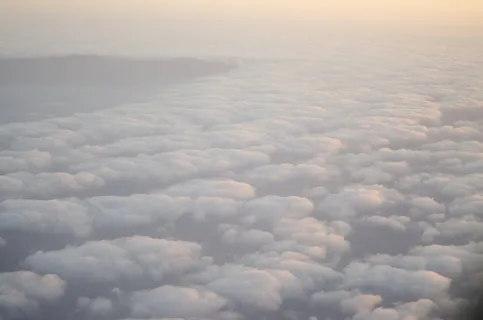 云海，云，天空，天气，飞行，云景，积云，蓬松