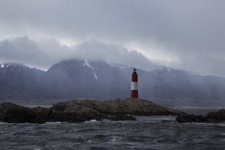 阿根廷，乌斯怀亚，山，天，云，指引，灯塔，水