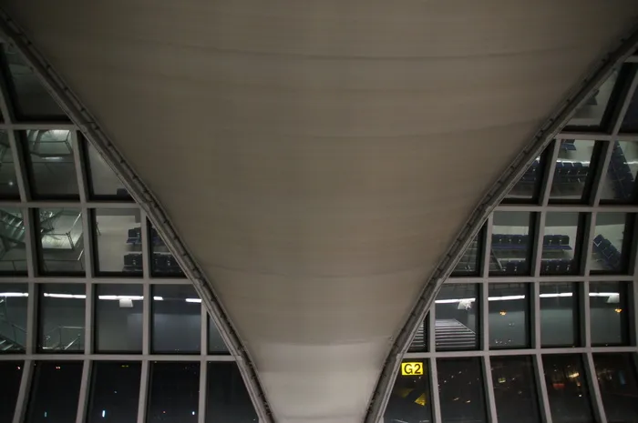 摘要, 机场, 曼谷, 体系结构, 建筑结构, 没有人, 室内, 现代