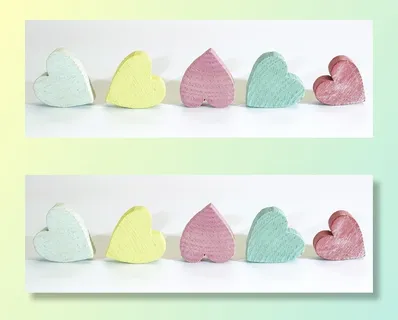 五、什锦、彩色心形派对、优惠、心形、粉彩、背景、孤立