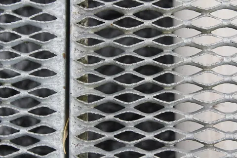 背景，金属，格栅，孔，钢，金属，材料，合金