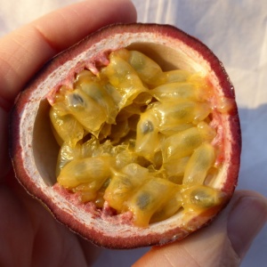 西番莲，切片，水果，食用，维生素，健康，食物，美味