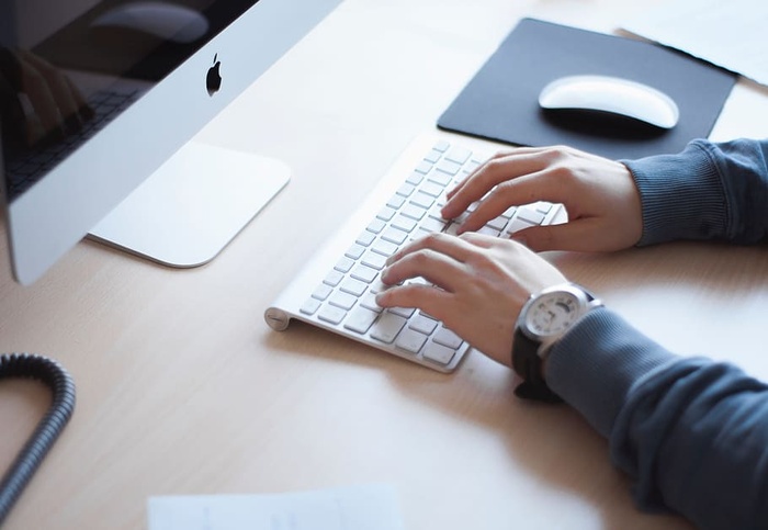 在Mac电脑上打字