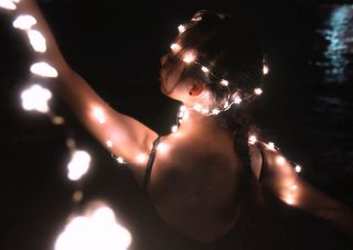 新加坡，舞蹈，灯光，人，温暖，女孩，散景，一个人