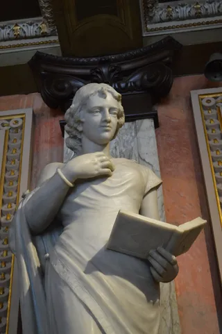 博物馆, 雕像, 妇女, 阅读, 大理石, 雕塑, 读者, 书籍