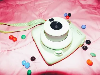 instaxmini，彩色，粉色，纺织品，特写，多色，无人，室内