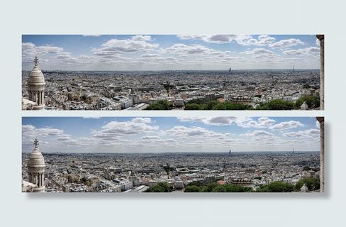 摄影，高层，建筑，区域，视野，城市，巴黎，法国