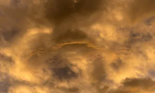 日落、天空、云、橙色、灰色、云景、天气、喜怒无常