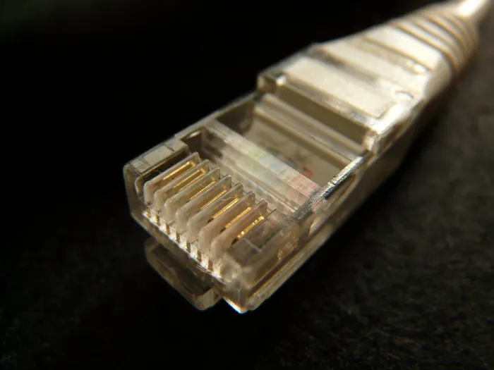 特写，照片，灰色，rj45，rj45连接器，网络电缆，电缆，互联网，电缆