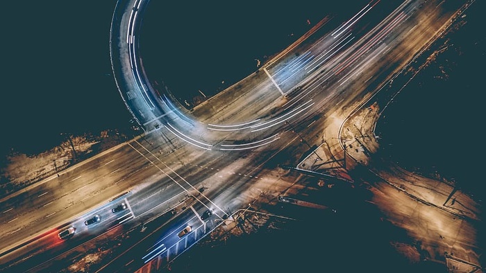 timelapse摄影、道路、长时间、曝光、汽车、交通、摄影、长时间曝光