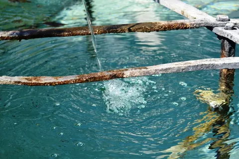 水源，水，蓝色，玻璃，当然，水晶，自然，白天