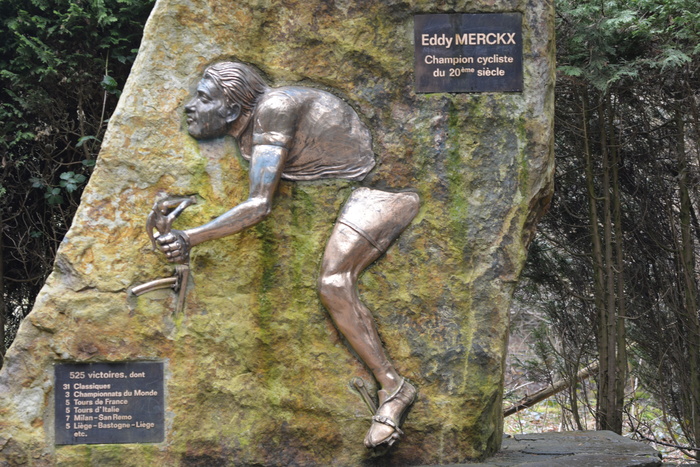 eddy merckx，纪念馆，纪念碑，stavelot，自行车，艺术和工艺，文本，人类表现
