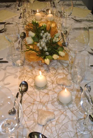 晚餐，餐桌，Gedeckert餐桌，舒适，邀请，带盖，蜡烛，照明