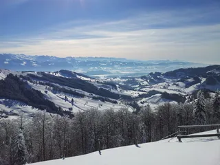 雪地远足，瑞士，活跃的人，冬天，冬天，雪，山，自然