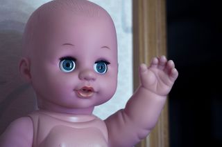 儿童，婴儿，可爱，紧凑，脸，肖像，新生儿，新生