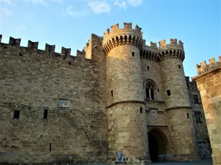 城堡，罗德岛，中世纪，中世纪，历史，建筑，旅游目的地，建筑结构