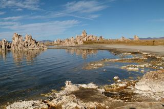 mono、lake、california、usa、凝灰岩、凝灰岩、景观、风景