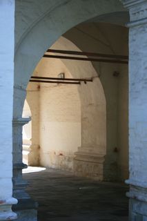 建筑，俄语，拱门，十二使徒教堂，教堂，克里姆林宫，白墙，通道