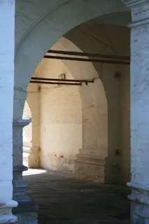 建筑，俄语，拱门，十二使徒教堂，教堂，克里姆林宫，白墙，通道