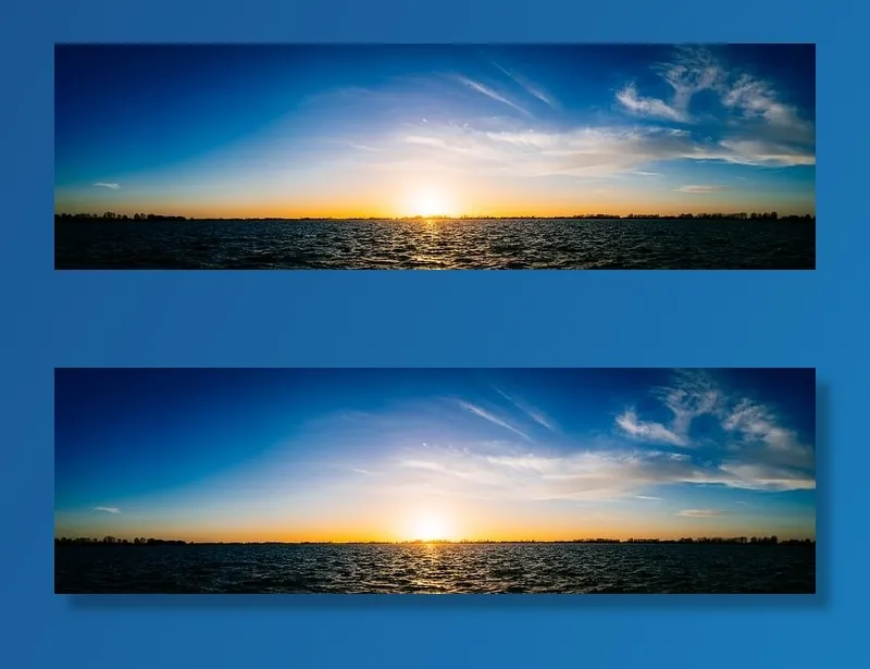 海上日落