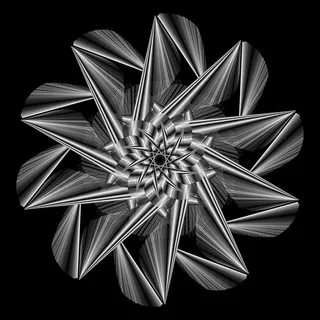 3d插图、曼荼罗、迷幻、霓虹灯、artebyspacemandala、摄影棚拍摄、室内、黑色背景