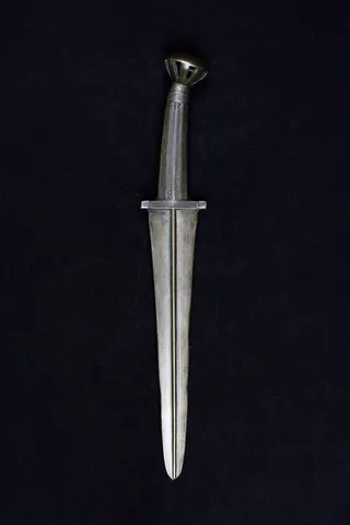 刀，武器，剑，匕首，钢，黑色背景，静物，摄影棚拍摄