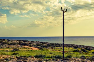 电杆，电话，线路，电线，电话，线路，通信，连接，电信