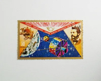 邮票，邮寄，信件，收集，发送，几内亚，粘贴，动机