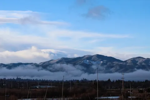 自然、户外、山脉、山脉、水、天气、树木、冷杉