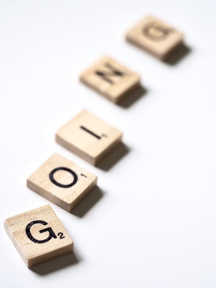 拼字组成单词Going