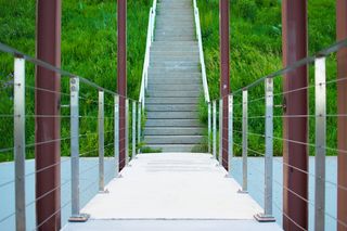 密尔沃基，美国，金属，梁，桥，栅栏，mke，柱子