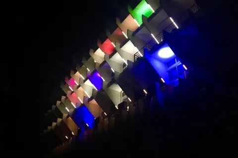 泰国，曼谷，颜色，彩色，红色，蓝色，粉色，蓝色